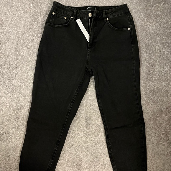 ASOS Black Mom Jeans - Picture 1 of 3